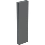 Mueble alto Geberit con una puerta y un espejo interior, compacto: 45x180cm, Cuerpo y frontal: lava/cubierto mate